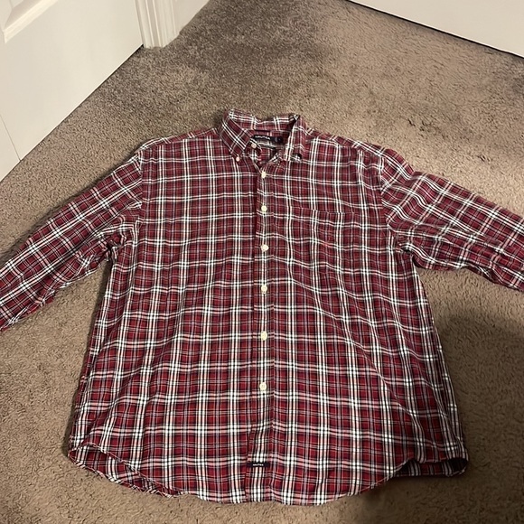 Nautica mens plaid button down shirt size large - Picture 5 of 7